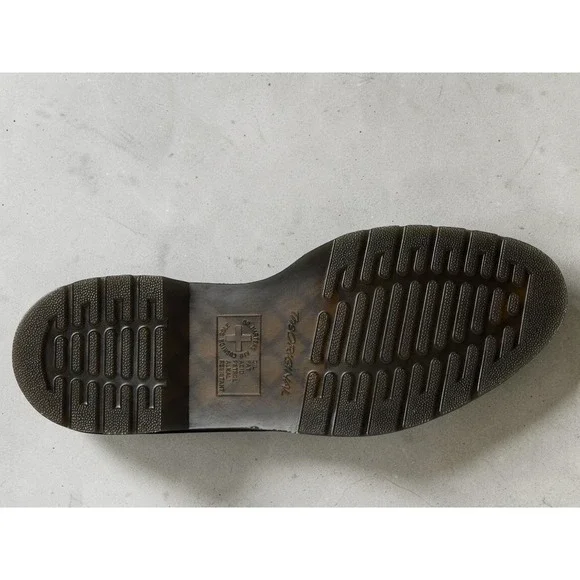 Dr Martens Elphie II Powder Pink Iridescent Leather Ballet Flat Shoes Women's 9 - Picture 3 of 9